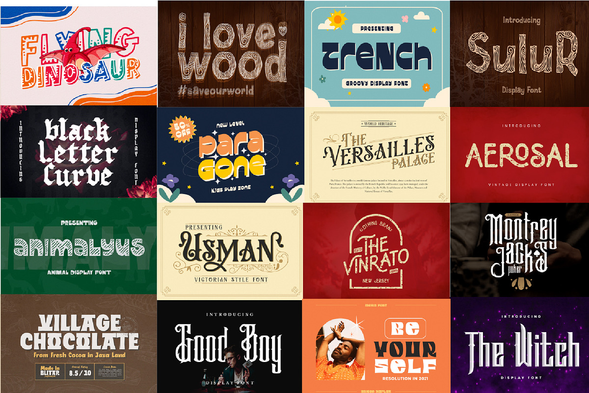 2400+ Fonts, Fonts Bundle, Fonts, a Script Font by Chipshpow Graphics (Photo 4 of 8)