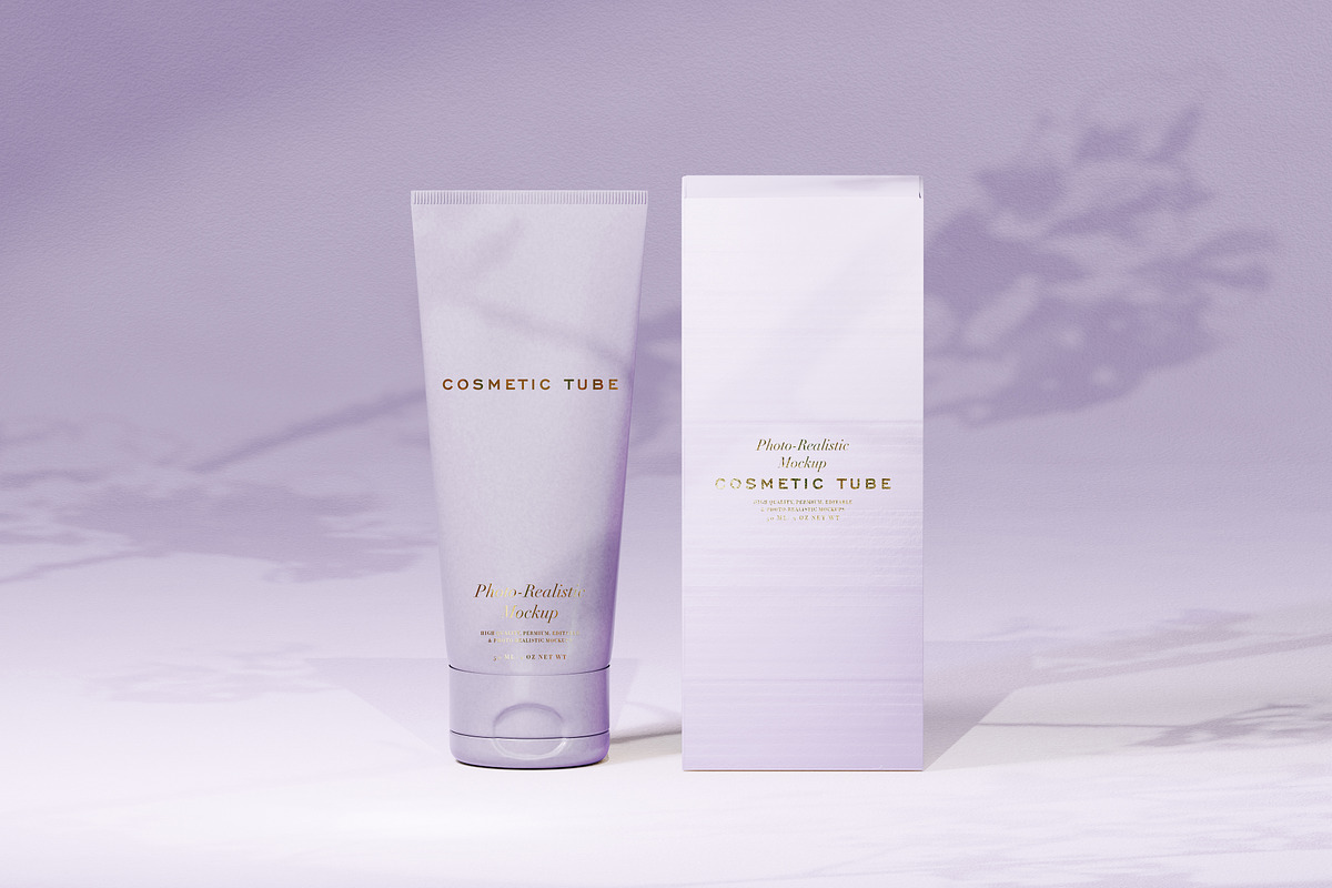 Cosmetic Tube Mockup Trio, a Packaging Mockup by Zumrod (Photo 11 of 11)