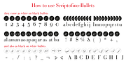 Bullets, a Symbol Font by Wiescher-Design (Thumbnail 14 of 14)