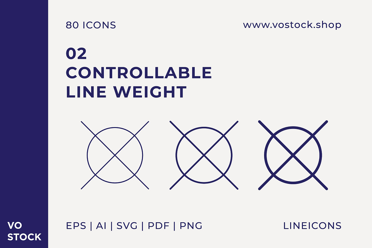 80 Care Laundry Symbols, an Outline Icon by vo.stock (Photo 4 of 6)
