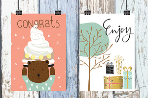 10 Cute Lovely Design Animal Cards2