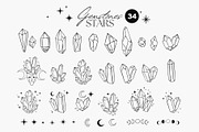 Celestial Cosmic Collection, an Object Illustration by NassyArt (Thumbnail 3 of 16)