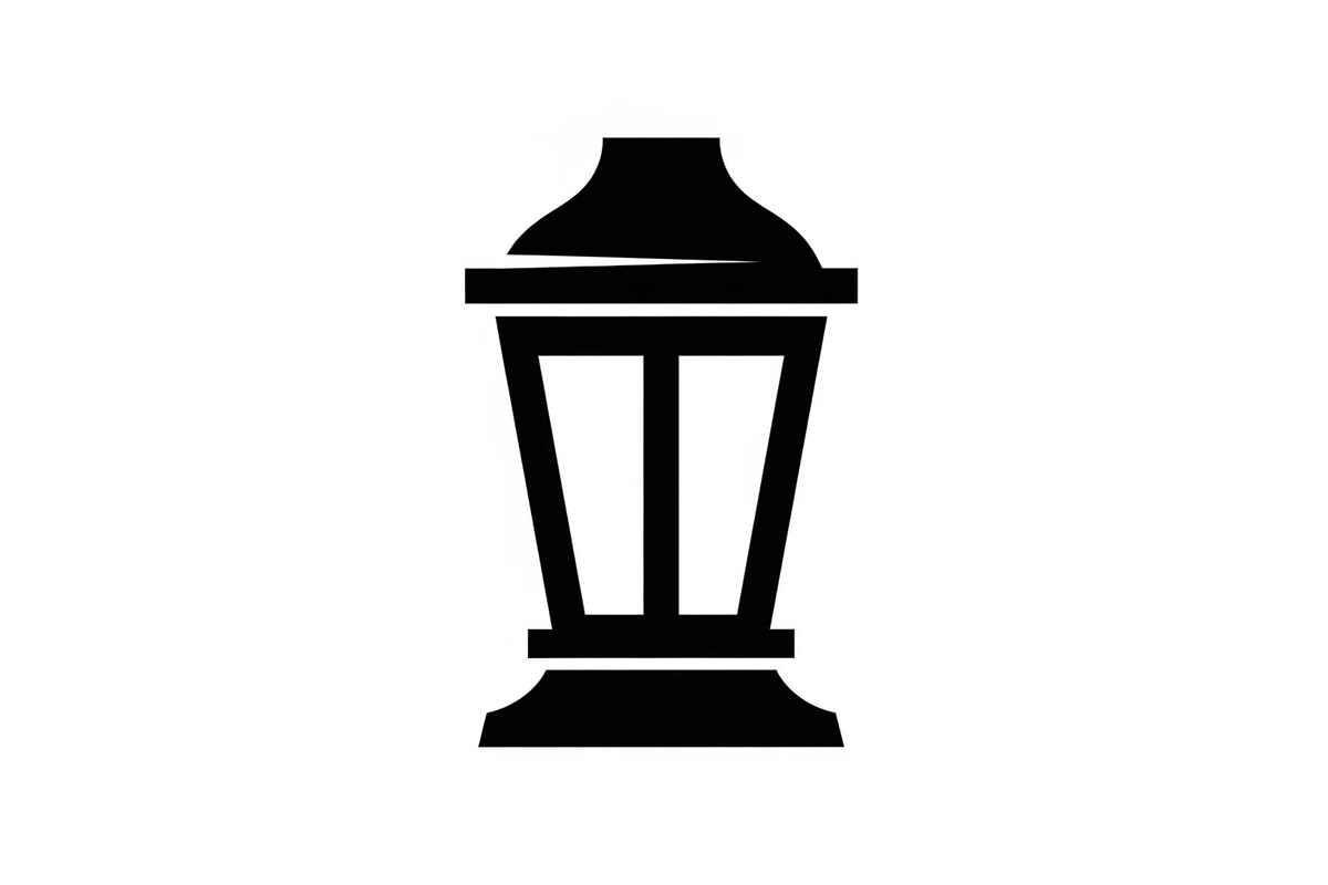 Vintage Street Lantern Silhouette Bu, an Illustration by hafijul (Photo 49 of 51)