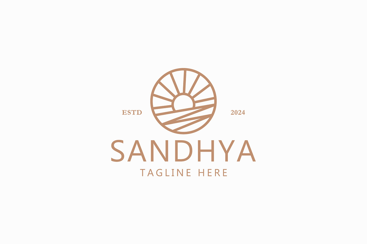 Logo Golden Sunrise Over Coastal, a Branding & Logo Template by Signatoro (Photo 2 of 2)