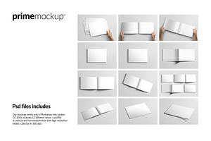 Landscape Brochure Magazine Mockup