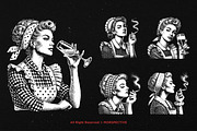 10 Bundle Dark Art Retro Housewife, an Illustration by Morspective (Thumbnail 3 of 7)