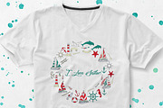 Nautical Elements with Ships, an Illustration by Nataliapiache (Thumbnail 6 of 7)