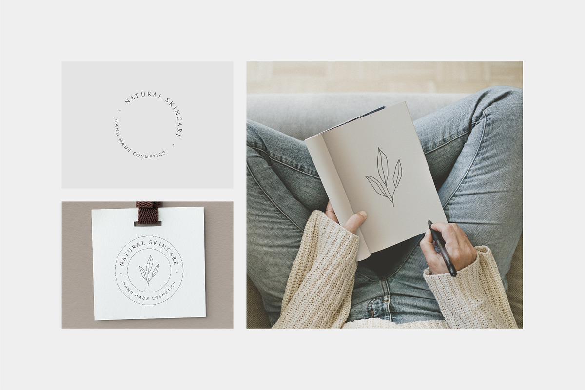 Botanical Logo kit, a Branding & Logo Template by Davide Bassu (Photo 12 of 13)