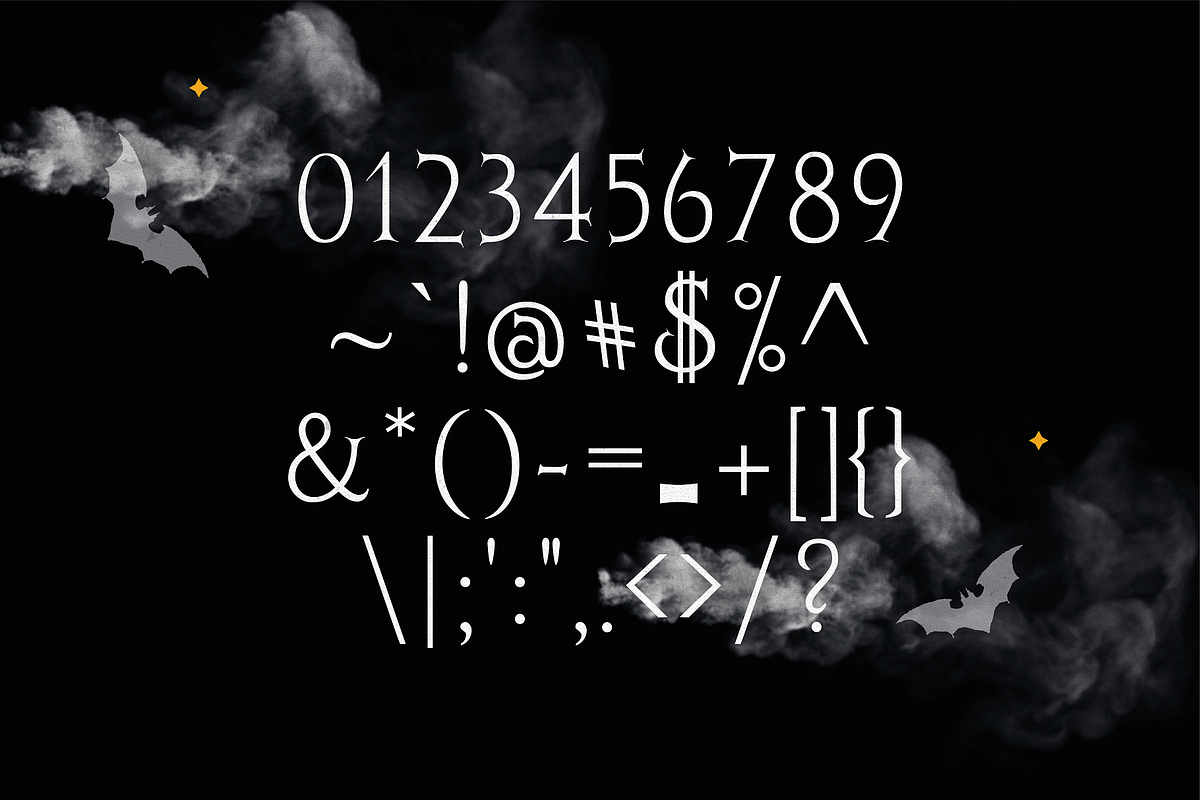 Pokra - Halloween Typeface, a Serif Font by HipFonts (Photo 4 of 9)