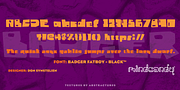 Badger Fatboy™, a Handwritten Font by MINDCANDY (Thumbnail 1 of 4)
