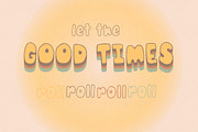 Pudding Pie Retro Font, a Sans Serif Font by Kellie Jayne Studio (Thumbnail 2 of 8)