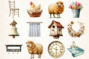 Farmer Life Sublimation Clipart, an Illustration by Libby Wishes (Thumbnail 2 of 6)