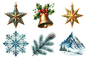 Christmas Winter Clipart, an Illustration by Daily.Designs (Thumbnail 5 of 5)
