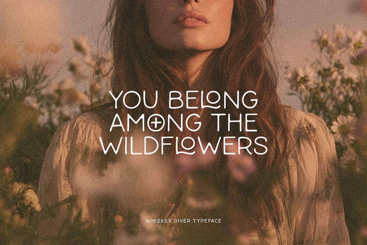 Whiskey River Monoline Typeface, a Font by Callie Rian & Co. (Photo 4 of 12)