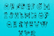 Cute Monsters, a Sans Serif Font by Dz Akali (Thumbnail 3 of 3)