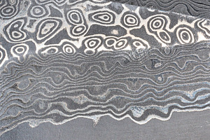 Damascus steel knife texture, full frame, an Industrial Photo by ndanko