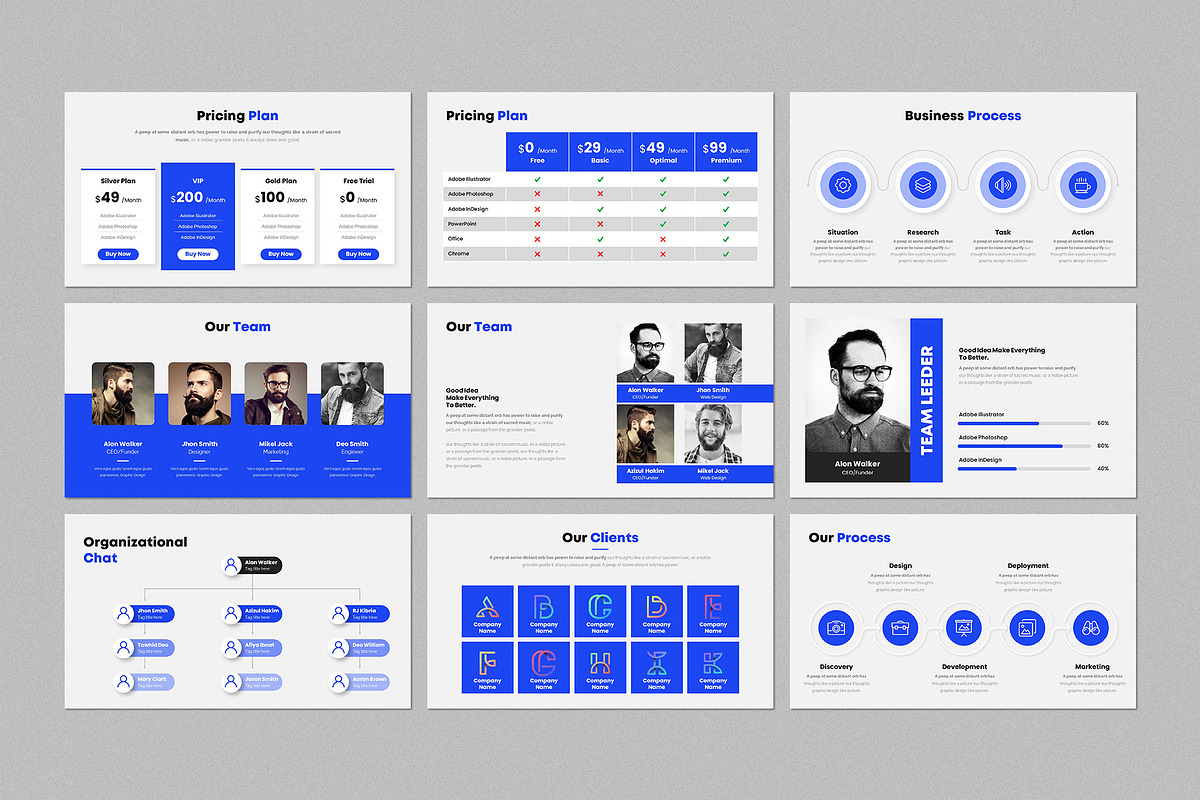 Business Presentation Template, a Presentation Template by CreativeSlides (Photo 7 of 14)