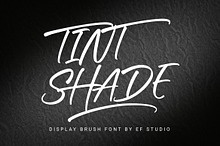 Tint Shade - Display Brush Font