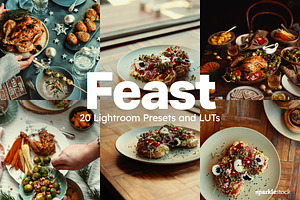 20 Feast Lightroom Presets LUTs