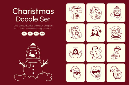 Animated Christmas Drawing