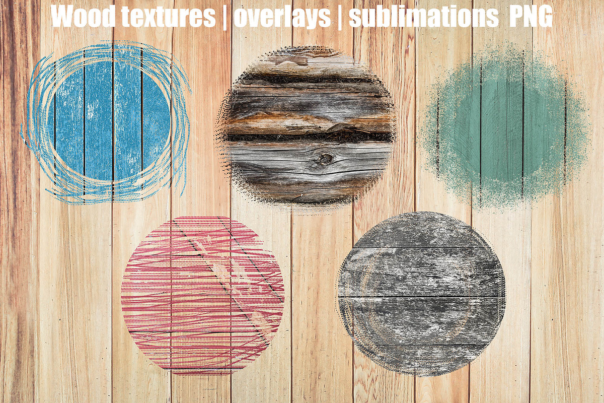Wood Shapes Sublimation Backgrounds, a Shape Add-On by VetalStock (Photo 2 of 3)