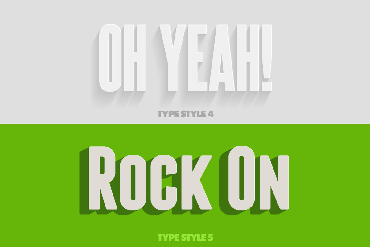 Extruded CSS Type Styles (+PSD), a Templates & Theme by Rex Rainey (Photo 5 of 5)