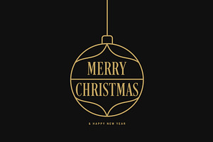 Christmas Ball Decor, an Illustration by PushLogo