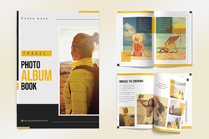 Travel Photo Album Book, a Brochure Template by graphypix