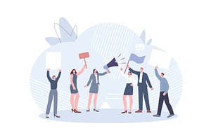 Emotional demonstration characters, a Person Illustration by Valerie Bodnar