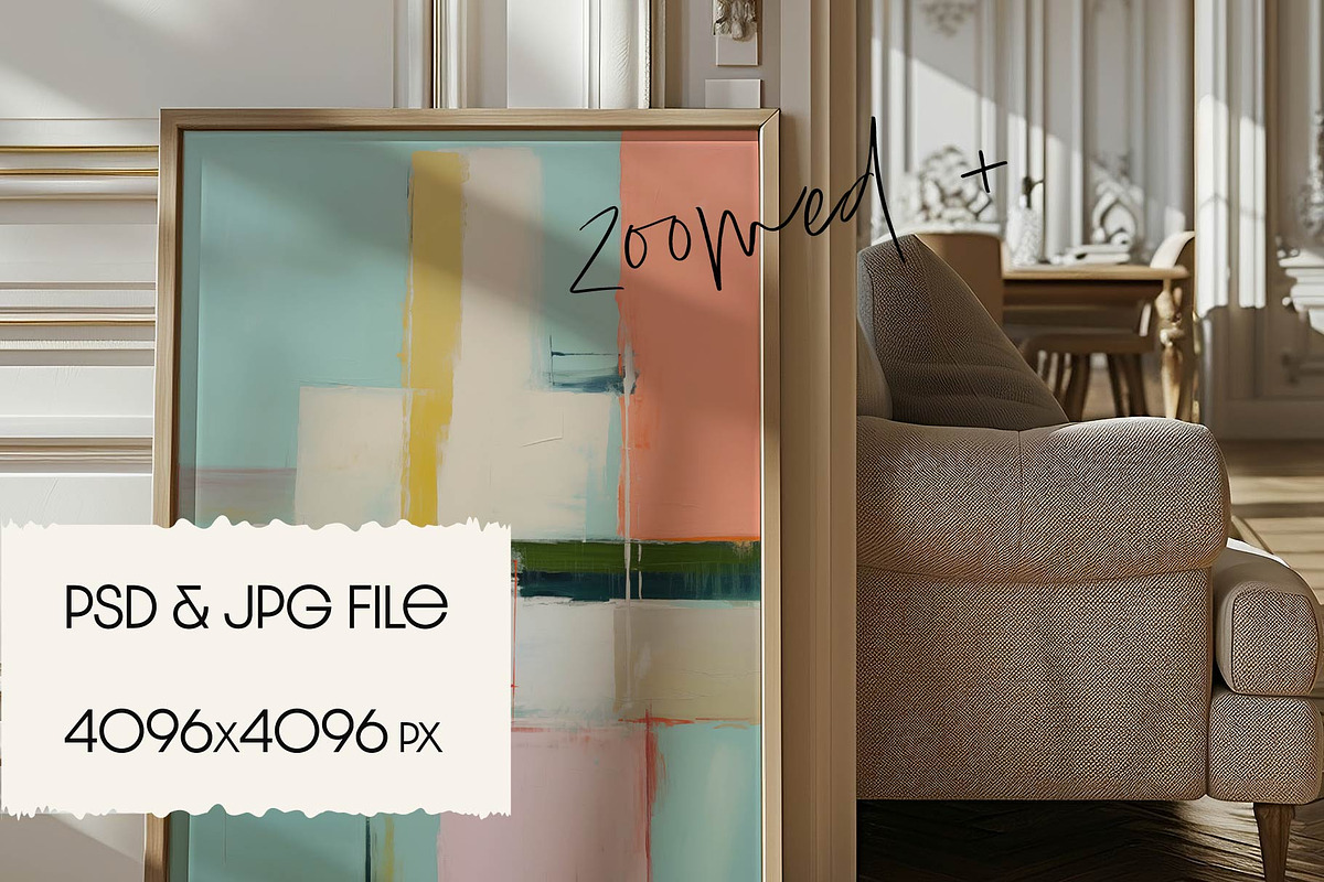 CLOSE UP Elegant Parisian Interior, a Household Mockup by MOAROShop (Photo 2 of 6)