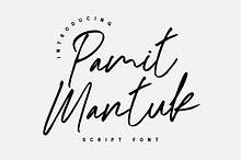 Pamit Mantuk - Script Font