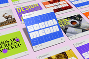 Mosaic Social Media Screens Mockup, a Books & Magazine Mockup by Permadi Creative (Thumbnail 2 of 3)