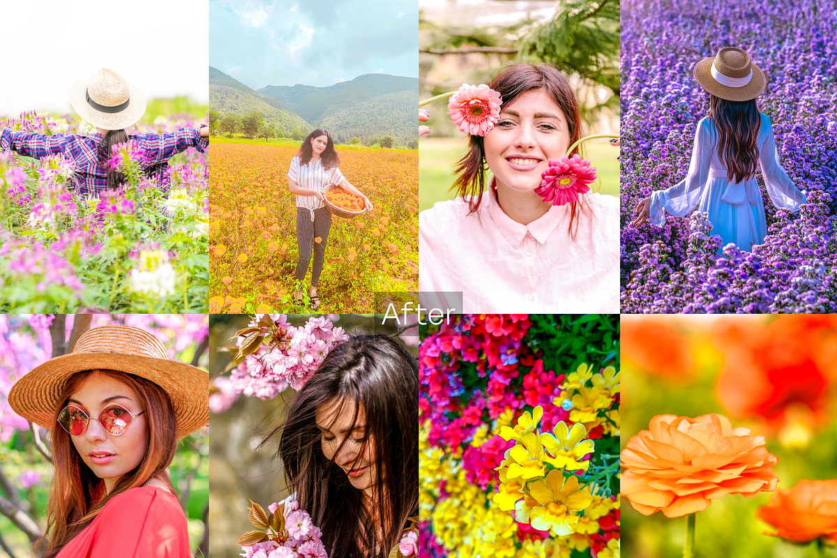 12 Vibrant Spring Lightroom Presets, a Preset Add-On by RamsaGraphi (Photo 3 of 10)