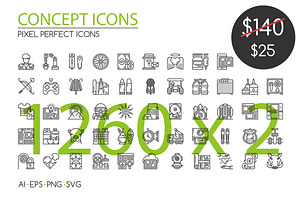 1260 CONCEPT ICONS