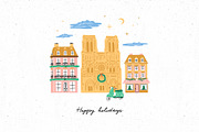 Christmas In Paris, an Illustration by Redchocolate (Thumbnail 7 of 7)