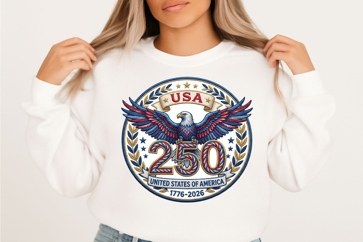 Patriotic USA Png 250th Anniversary, an Illustration by Designking (Photo 2 of 6)
