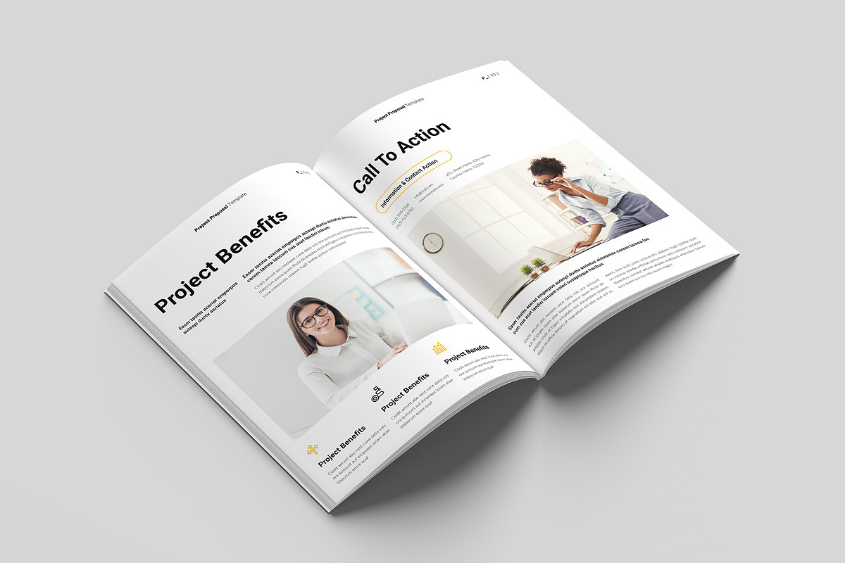 Project Proposal Template, a Brochure Template by GoldenGrid Studio (Photo 8 of 10)