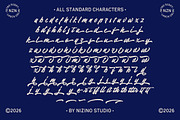 NZN Magnusa - Bold Script Font, a Font by Nizino Studio (Thumbnail 10 of 11)
