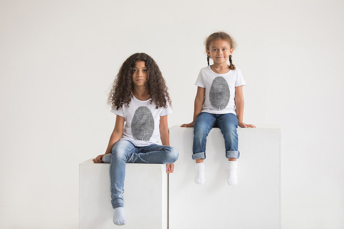 100 Kid's T-Shirt Mock-Up 2018 #22, a Shirt Mockup by Freeman Studio (Photo 17 of 107)