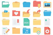 Files and Folder Icon Pack., an Icon by Vector Portal (Thumbnail 4 of 6)