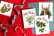Christmas Clipart Bundle Set, an Illustration by IrynaPanashii (Thumbnail 9 of 11)