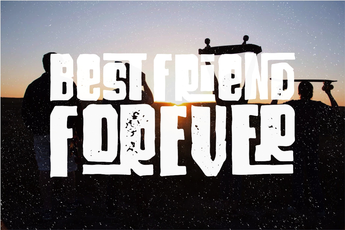 Dirty Rock Typeface preview 8