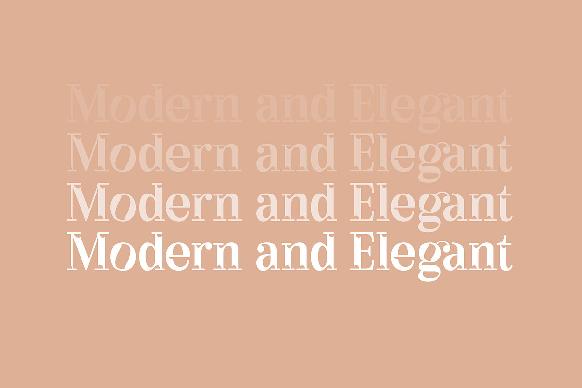 Hegissa Elegant Serif Font, a Serif Font by RantautypeStudio (Photo 5 of 17)