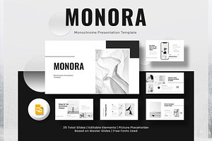 Monochrome Google Slides Deck, a Presentation Template by New Coral Design
