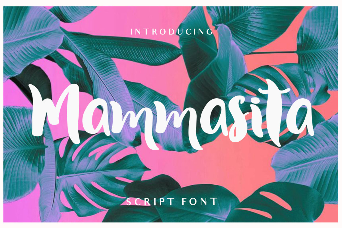 Mammasita Script Font