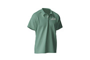 Realistic Polo Shirt Mockup, a Shirt Mockup by seramoe (Thumbnail 4 of 5)