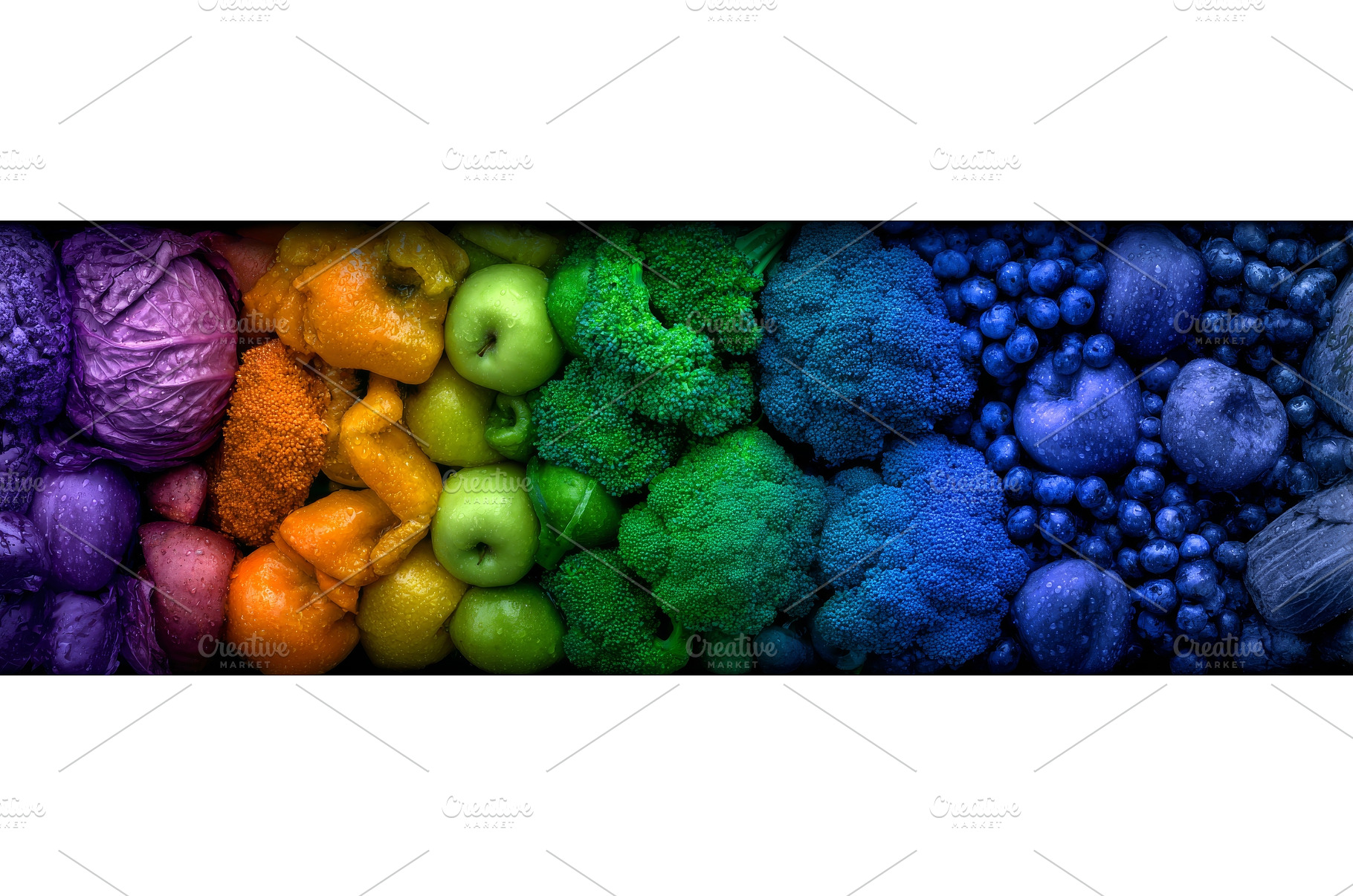 A colorful medley of organic fruits, a Food & Drink Photo by ZinetroN