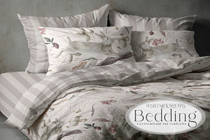 Bedding Mockups, a Mockup by mock-ups