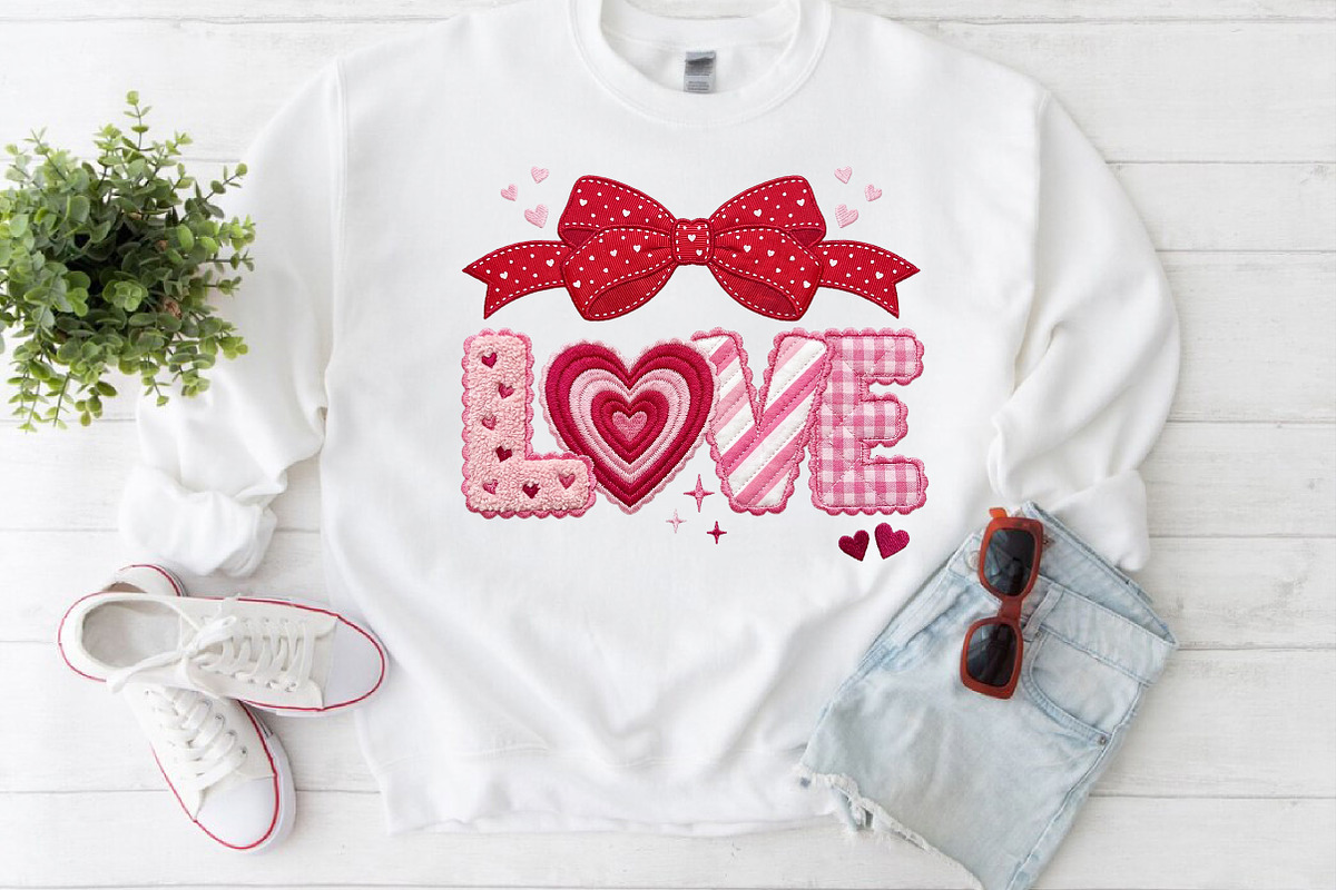 Glitter Crochet Yarn Valentine Png, an Illustration by Craft Nest (Photo 4 of 5)