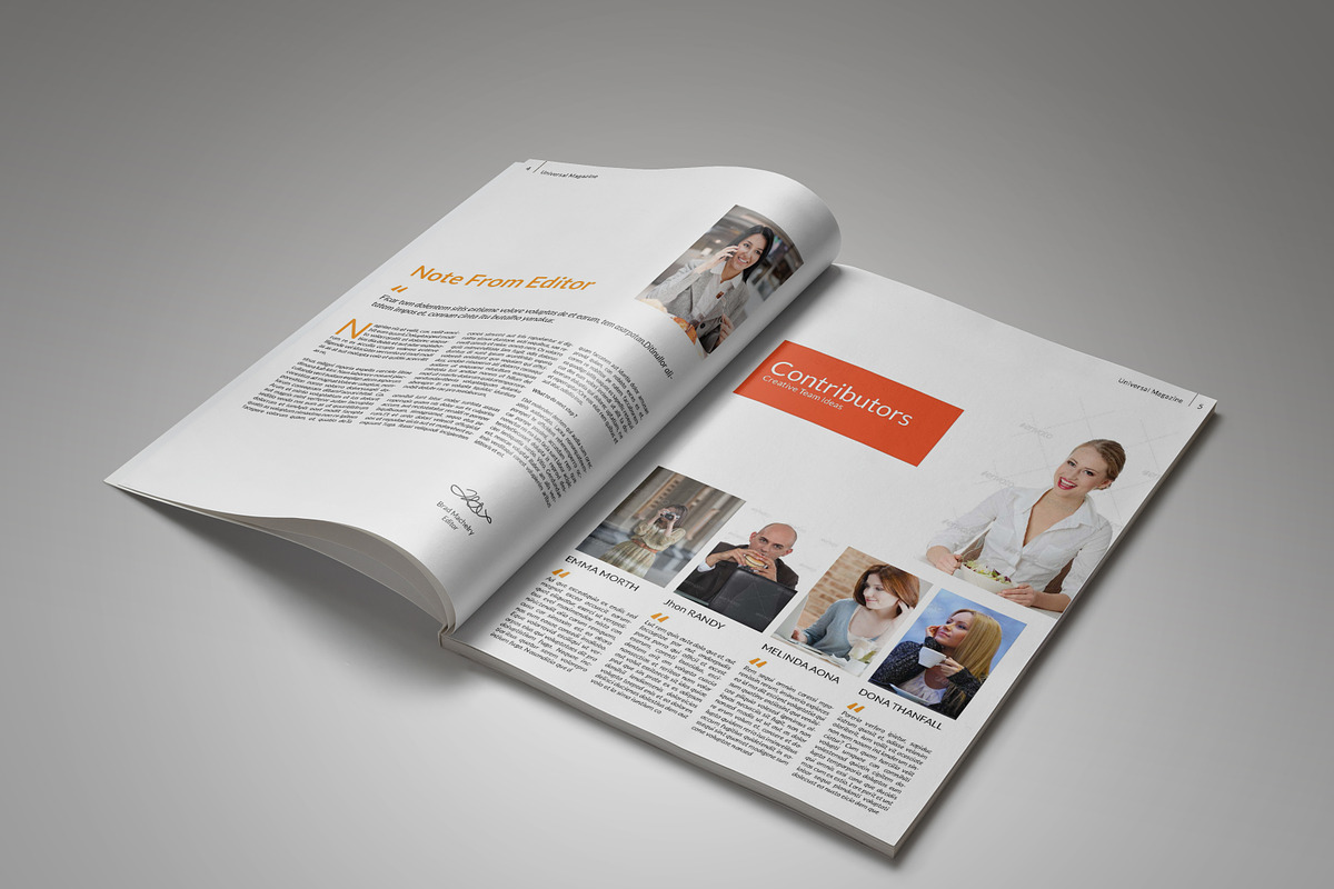 Multi-purpose Magazine Template, a Magazine Template by GreenDesign (Photo 2 of 7)